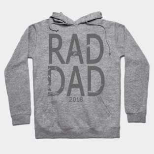 Distressed RAD DAD T-shirt, Father's Day Daddy Grandfather Funny Humor Gift Hoodie